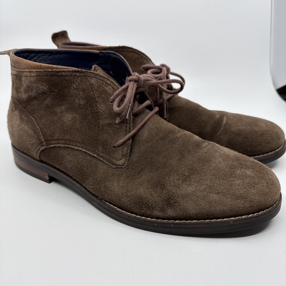Cole Haan Chukka Ankle‎ Boots Suede Men's 12M Brown C26393 Boho Streetwear